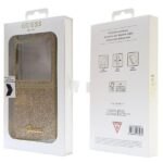 Guess GUHCZF5HGGSHD F731 Z Flip5 gold hardcase Glitter Script - imagine 8