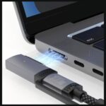 Kabel USB-C 4smarts Explorer ComboCord   100W 2m z adapterem MagSafe czarny - imagine 5