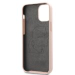 Karl Lagerfeld KLHCP12SSLFKPI iPhone 12 mini 5,4" hardcase light pink Silicone Iconic - imagine 7