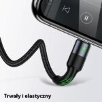 USAMS Kabel pleciony U26 3w1 0.35m 2AFast Charge (lightning/microUSB/USB-C) SJ410USB01 (US-SJ410) - imagine 10