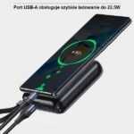 USAMS power bank PB69 10000mAh 22.5W QC3.0+PD Fast Charge digital display black 10KCD18601 (US-CD186 - imagine 5