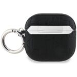 Karl Lagerfeld Monogram Karl Head Case for AirPods 4 Black - imagine 2