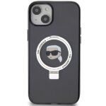 Karl Lagerfeld KLHMP15MHMRSKHK iPhone 15 Plus / 14 Plus 6.7" black hardcase Ring Stand Karl He - imagine 3