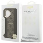 Case Guess 4G Stripe MagSafe for iPhone 17 brown - imagine 8