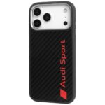 Case Audi R8 Carbon Fiber MagSafe for iPhone 17 Pro Max black - imagine 3