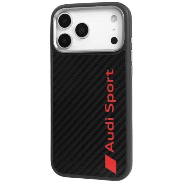 Case Audi R8 Carbon Fiber MagSafe for iPhone 17 Pro Max black - imagine 3