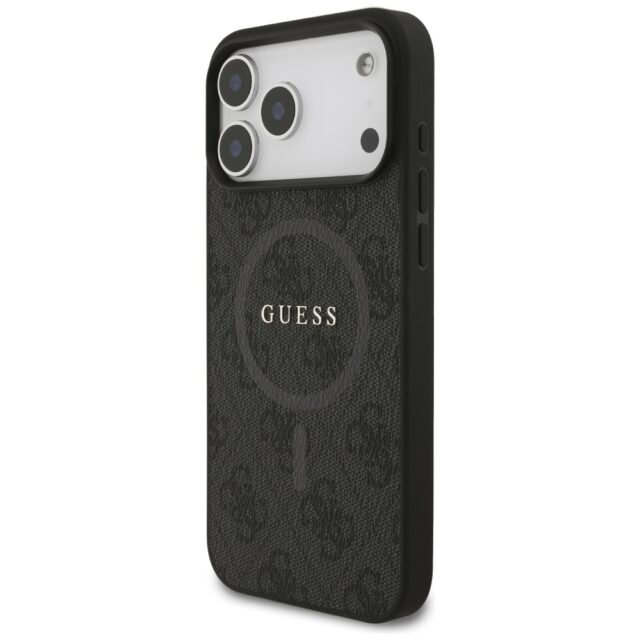 Guess 4G Ring Classic Logo MagSafe case for iPhone 17 Pro Max black - imagine 2