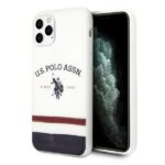 US Polo USHCN58PCSTRB iPhone 11 Pro white Tricolor Pattern Collection