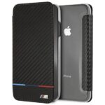 BMW BMTRBKI65PUCARTCBKiPhone XS Max book black Carbon Tricolor Stripe