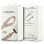 Universal lanyard Guess CBDY 4G Tether Patch Strass Metal Logo pink - imagine 5