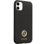 Guess GUHCN614DGPK iPhone 11 / Xr 6.1" black hardcase Silicone Logo Strass 4G - imagine 4