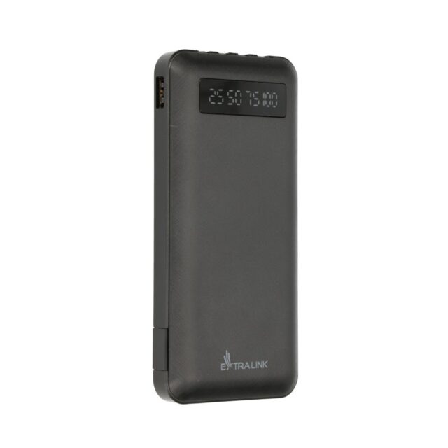 Extralink EPB-083 10000mAh Black | Powerbank | Power bank, USB-C - imagine 4