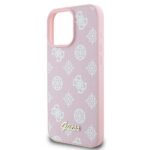 Guess GUHMP16LPGPYSP iPhone 16 Pro 6.3" pink hardcase Peony Script Logo MagSafe - imagine 6