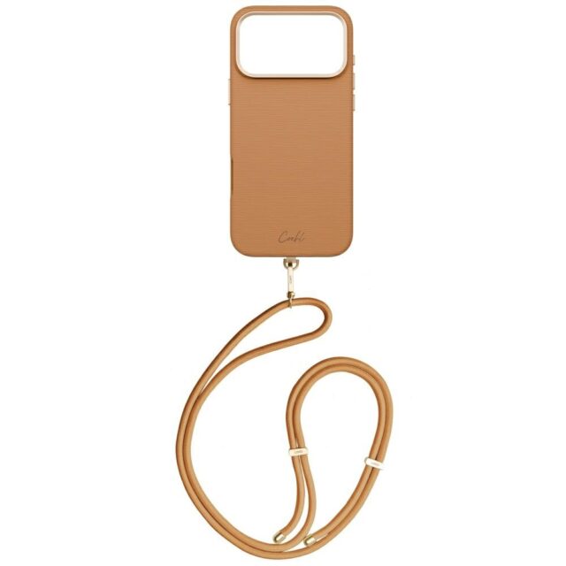 UNIQ Coehl Mirelle Case for iPhone 17 Pro Max Magnetic Charging Brown - imagine 2