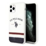 US Polo USHCN65PCSTRB iPhone 11 Pro Max white Tricolor Pattern Collection