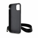Karl Lagerfeld KLHCN61SAKLMBSK iPhone 11/ Xr  6.1" black hardcase Monogram Losange Saffiano - imagine 7