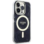 Guess GUHMP14XPCUMAK iPhone 14 Pro Max 6.7" black hardcase Marble MagSafe - imagine 4