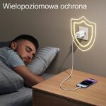 USAMS Charger 2xUSB-C+1xUSB 65W(only head) GaN PD3.0 +QC3.0 Fast Charging purple/gradient purple San - imagine 9