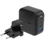 ENERGEA Wall Charger 1xUSB+3xUSB-CPD-PPS-QC 3.0 100W 3C1A black US+EU Travelite GAN100