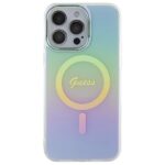 Guess GUHMP15LHITSQ iPhone 15 Pro 6.1" turquoise hardcase IML Iridescent MagSafe - imagine 3