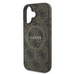 Guess GUHMP16MG4GFRW iPhone 16 Plus 6.7" brown hardcase 4G Ring Classic Logo MagSafe - imagine 6