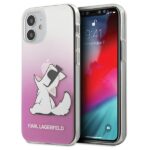 Karl Lagerfeld KLHCP12SCFNRCPI iPhone 12 mini 5,4"pink hardcase Choupette Fun