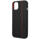 AMG AMHCP14S2SPCK iPhone 14 / 15 / 13 6.1" black hardcase with Silicone Carbon Pattern - imagine 5