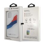 Etui BMW BMHCP12MSKTGT iPhone 12 / 12 Pro 6,1" transparent hardcase Motorsport Tricolor - imagine 8
