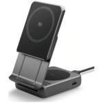 Ładowarka indukcyjna 2w1 Spigen           Essential Qi2.2 25W MagSafe czarny