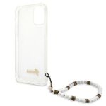 Guess GUHCP12MKPSWH iPhone 12/12 Pro 6,1" Transparent hardcase White Pearl - imagine 7