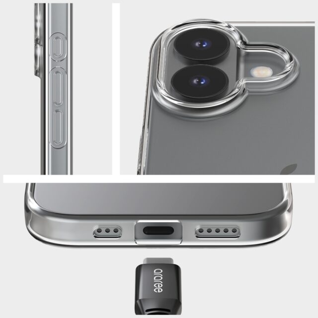 Araree A Fit Case for iPhone 17 Air Transparent - imagine 2