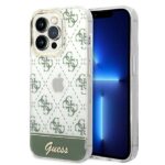 Guess GUHCP14LHG4MHA iPhone 14 Pro 6,1" khaki hardcase 4G Pattern Script