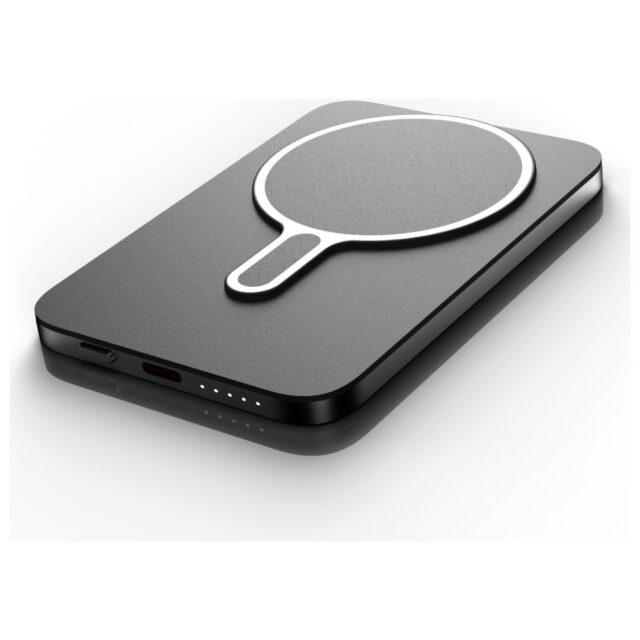 Powerbank 3MK MagSnap Go 5000mAh 20W      USB-C szary - imagine 2