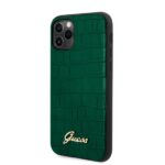 Guess GUHCN58PCUMLCRDG iPhone 11 Pro dark green Croco Collection - imagine 2