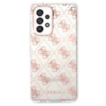 Guess GUHCA53PCU4GLPI A53 5G A536 pink hard case 4G Glitter - imagine 2