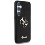 Case Guess Fixed Glitter Big 4G Metal Logo to Samsung Galaxy S25+ black - imagine 4