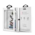 Karl Lagerfeld KLHCPXKSG iPhone X/Xs hard case Captain Karl Liquid Glitter - imagine 5