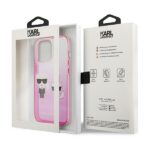 Karl Lagerfeld KLHCP13XTGKCP iPhone 13 Pro Max 6,7" hardcase pink Gradient Ikonik Karl & Choup - imagine 8