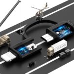 USAMS Retractable U1 2-in-1 Cable 1m black (lightning/microUSB) SJ192USB01 (US-SJ192) - imagine 5