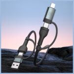 Cable 3MK Hyper Cable N-SERIES USB-A/USB-C to USB-C/Lightning 1.2m 9V/2A 60W - imagine 4