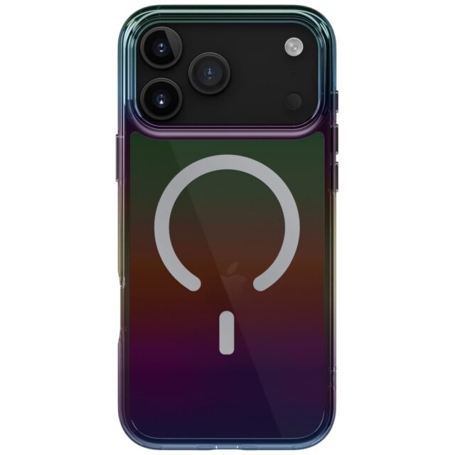 UNIQ Iridescia case for iPhone 17 Pro Max Magclick Charging midnight quartz - imagine 2