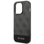 Guess GUHCP14XG4GLGR iPhone 14 Pro Max 6,7" grey hard case 4G Stripe Collection - imagine 6