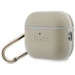 Case Guess Grained Classic Logo Hook for  AirPods Pro 3 gold - imagine 3
