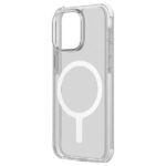 UNIQ Combat iPhone 15 Pro Max 6.7" Magclick Charging Case blanc - imagine 5