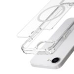 Araree Duple M MagSafe case for iPhone 16e transparent - imagine 3