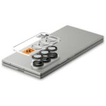 Glass on lens camera Spigen Optik Pro HD Glas.TR EZ FIT 2pcs for Samsung Galaxy Z Fold7 black - imagine 3