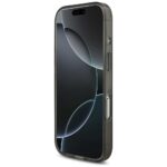 Guess IML Flowers Pearl Strap MagSafe case for iPhone 17 Pro black - imagine 5