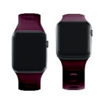 3MK Silicone Watch Strap mulberry for Apple Watch 42/44/45/49mm - imagine 3