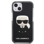 Karl Lagerfeld KLHCP13MTPEIKK iPhone 13 / 14 / 15 6,1" hardcase black Iconik Karl - imagine 3