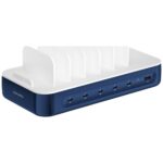 Charging station 4smarts Team 100W with cable set navy blue - imagine 2